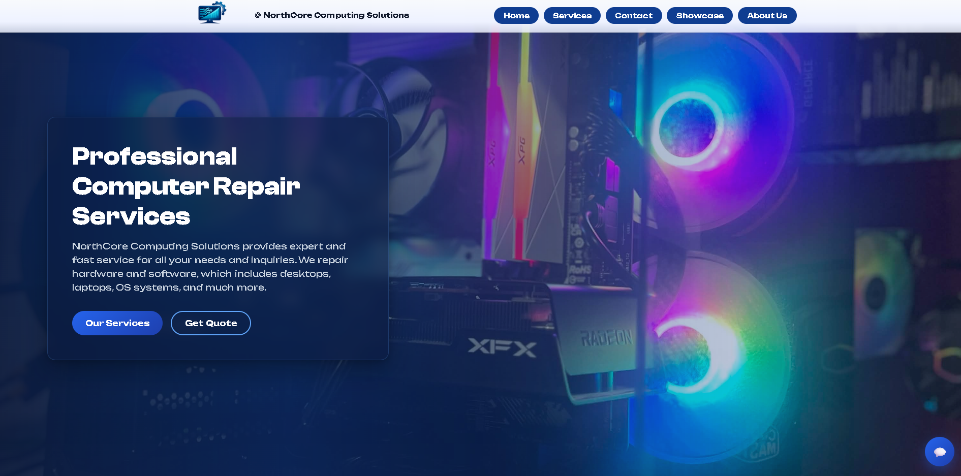 NorthCore website screenshot